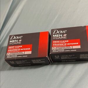 Dove Men+Care Deep Clean Purifying Bar - Red and Black